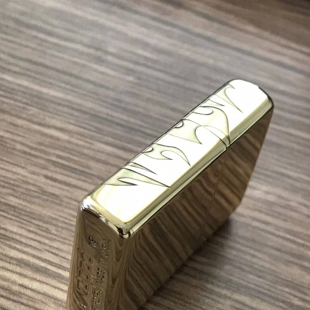 打火机zippo原装正版纯铜魅力火焰zoop正品煤油zippo