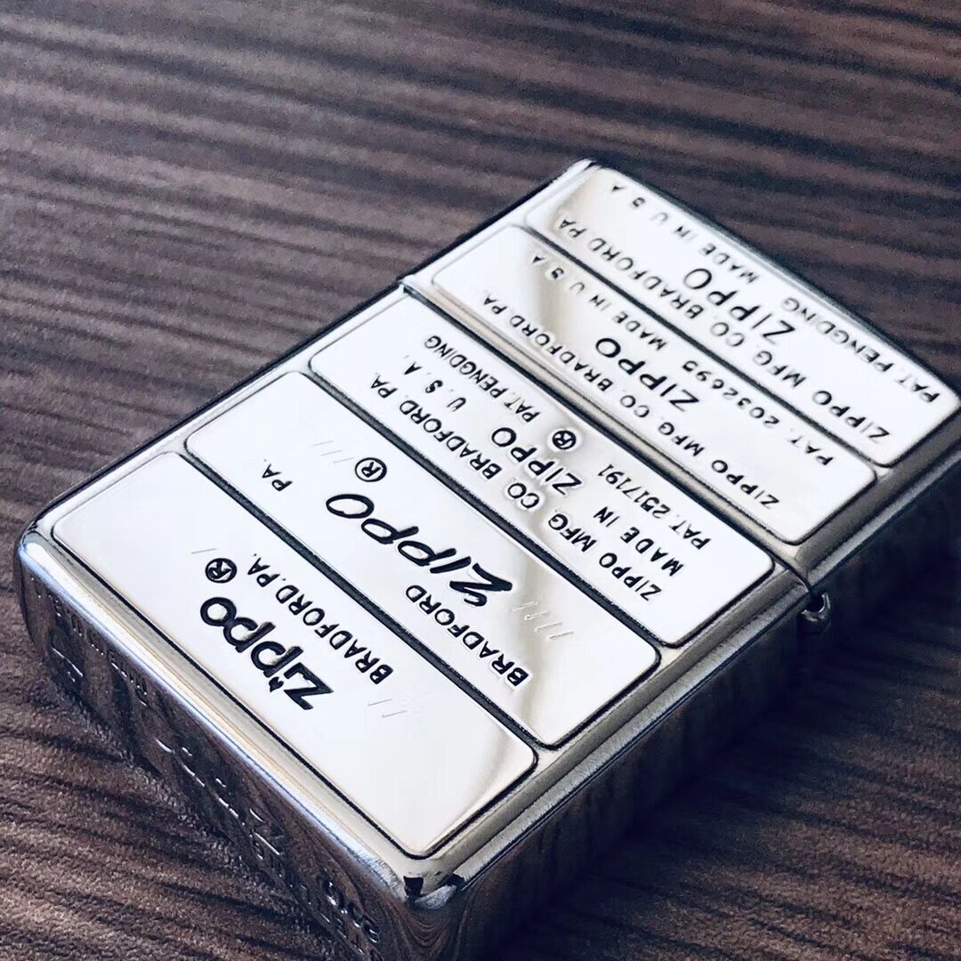 zippo打火机原装正品纯银盔甲五代底刻男士zppozippo