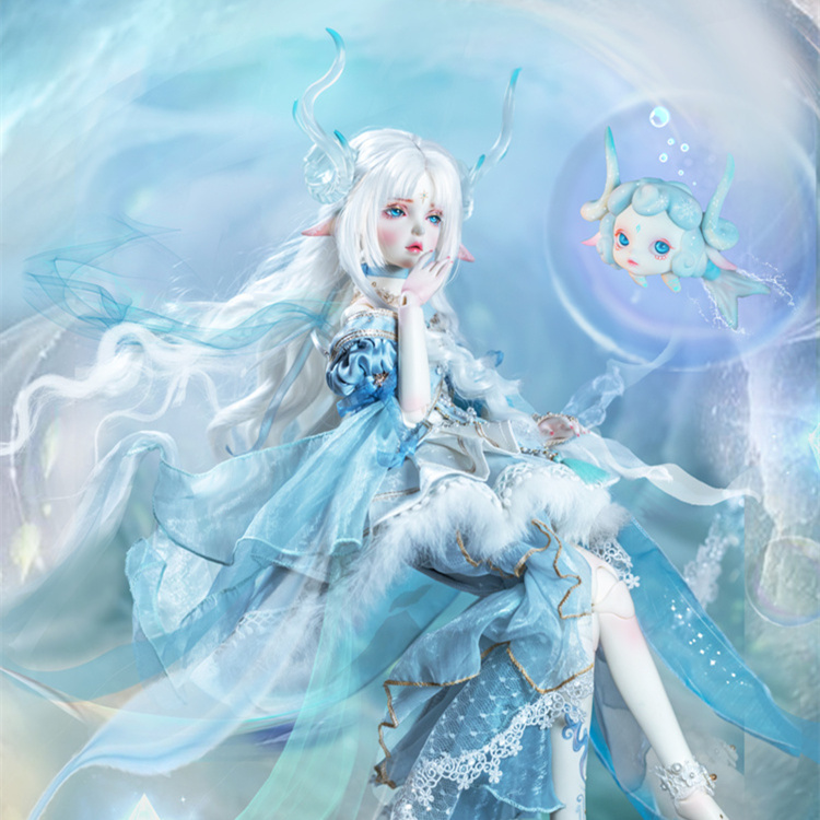 gem十二星座贵族菲尔汐菲女神摩羯座女娃bjd4分bjd娃娃