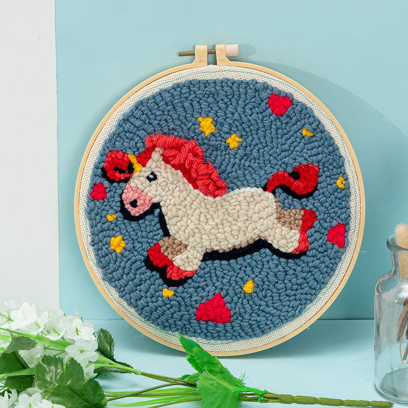 戳戳俄罗斯十字绣手工新年刺绣情侣毛线包情侣材料针