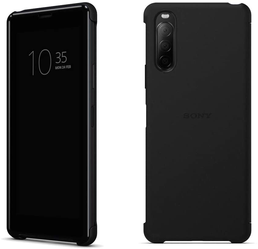 日本sony原装正品索尼xperia10ii透明可视视窗手机保护套