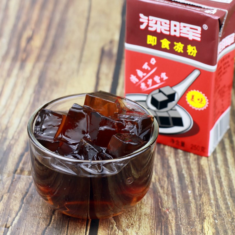 深晖即食凉粉250g24盒整箱速食仙草果冻非龟果冻
