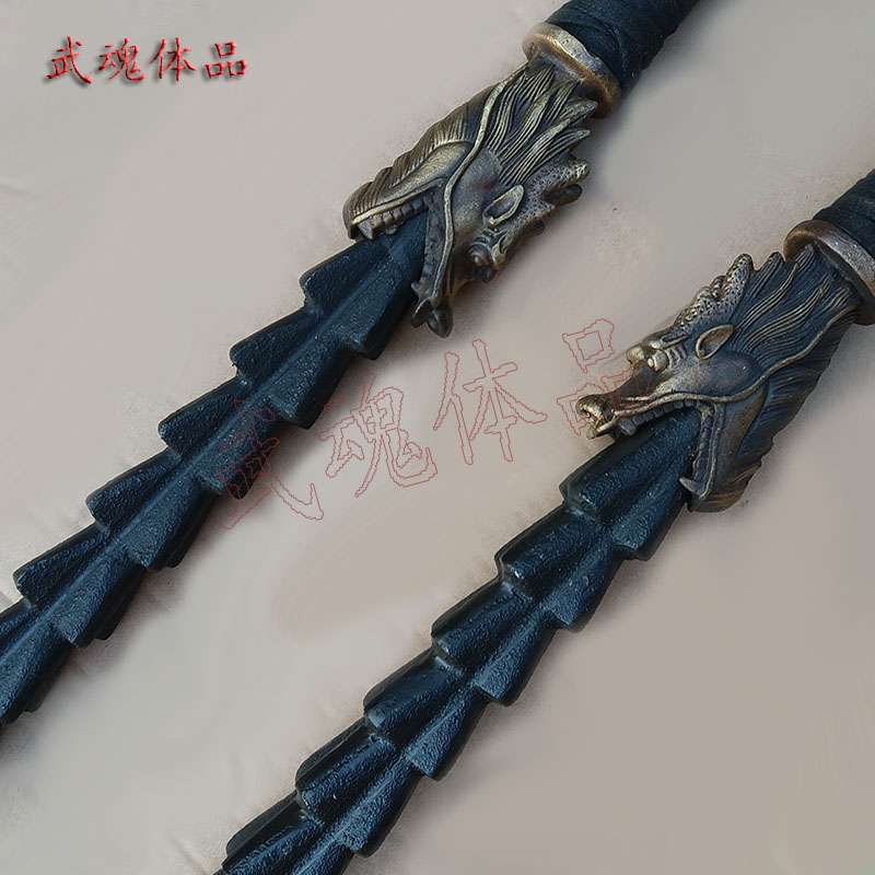 双锏碳钢秦琼兵器仿古双鞭双武术表演雌雄秦叔宝更多武术装备