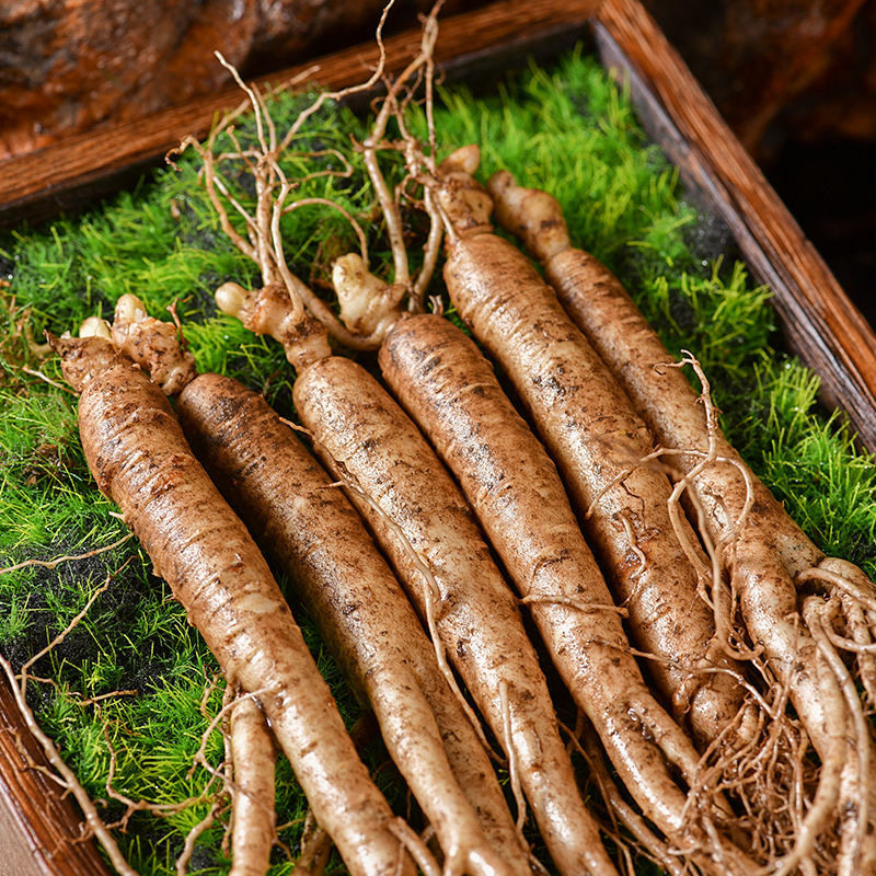 长白山东北吉林新鲜人园30支500克g1煲汤泡酒人参人参