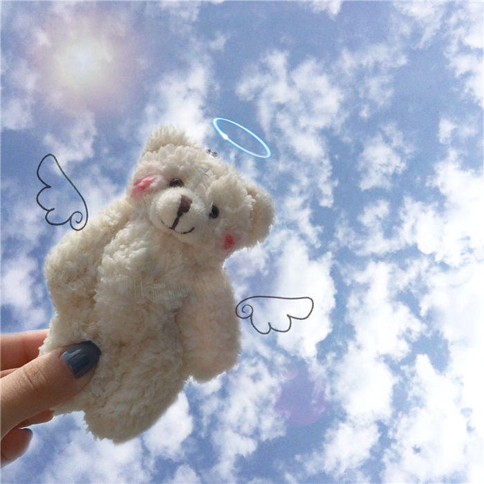 ins少女可爱毛绒关节熊熊公仔玩偶包挂件