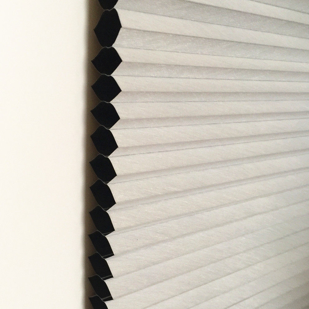 拉珠蜂巢帘免打孔百叶厨房卫生间阳台防水窗帘卷帘