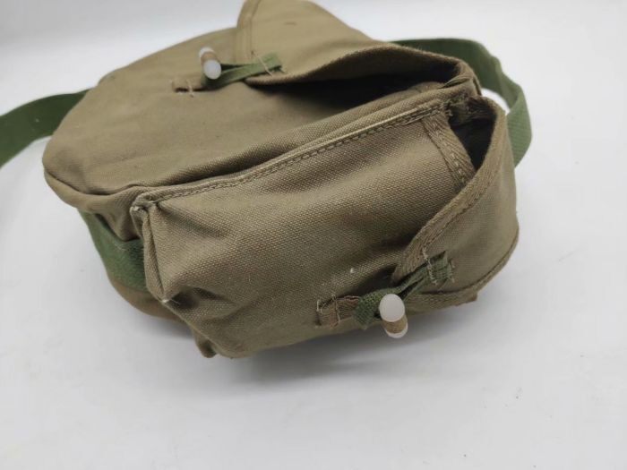 老货公发80年代式弹鼓包解放包弹链盒袋制斜帆布解放包