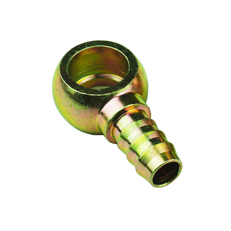 液压软管接头低压圆球头亚太管柴油管螺管接头尼龙插管圆球扁接头