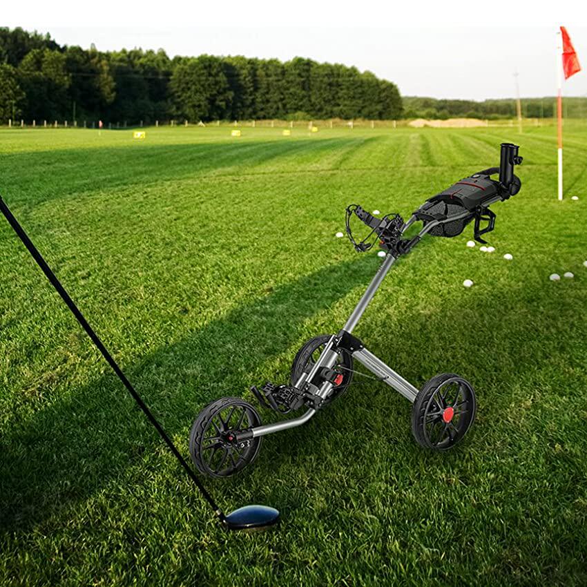 手推车caddytek15.3v3高尔夫三轮折叠拉球包车高尔夫球高尔夫球包