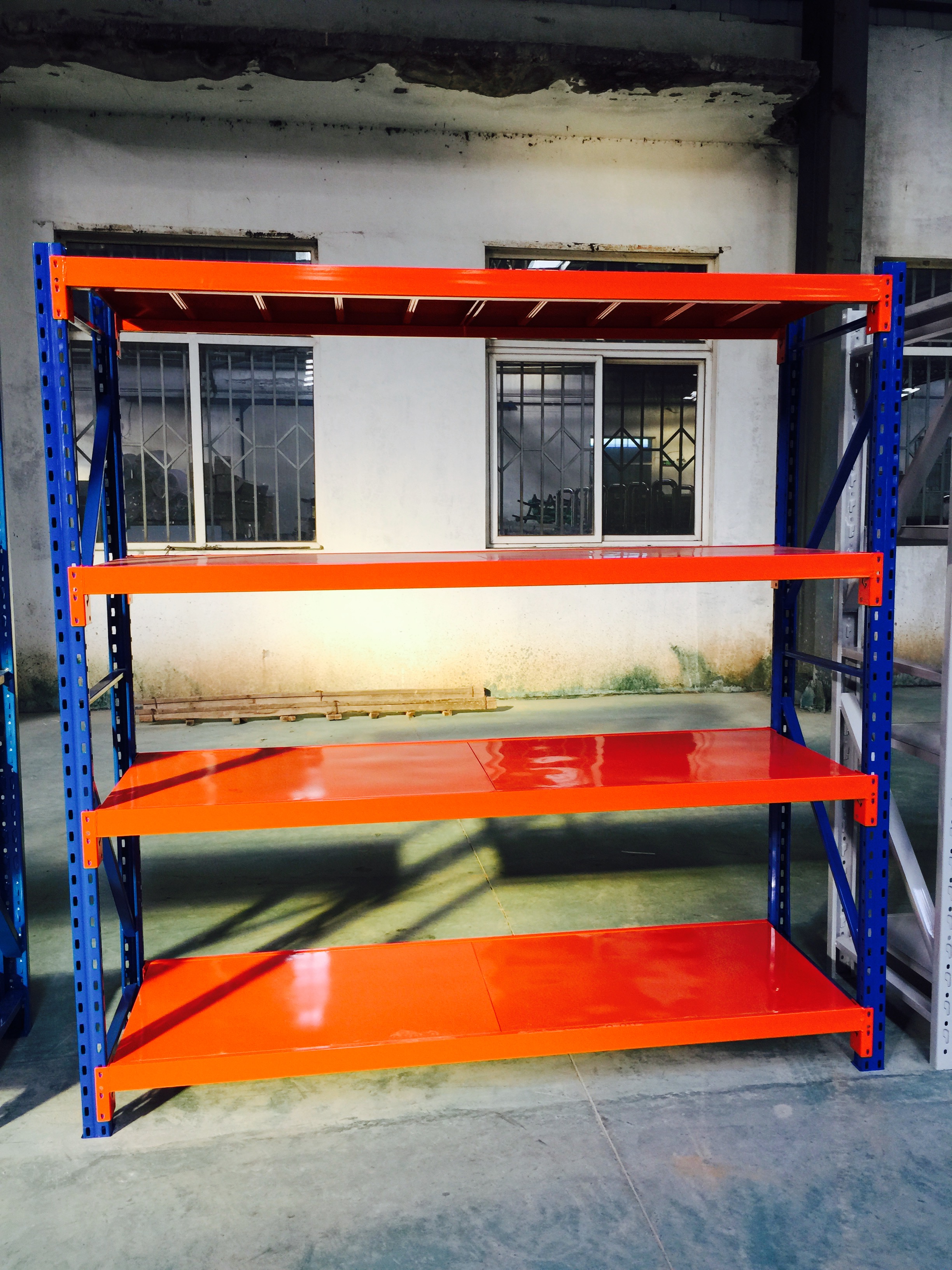 货架北京仓储万能钢铁铁架库房角钢仓库整理仓储货架