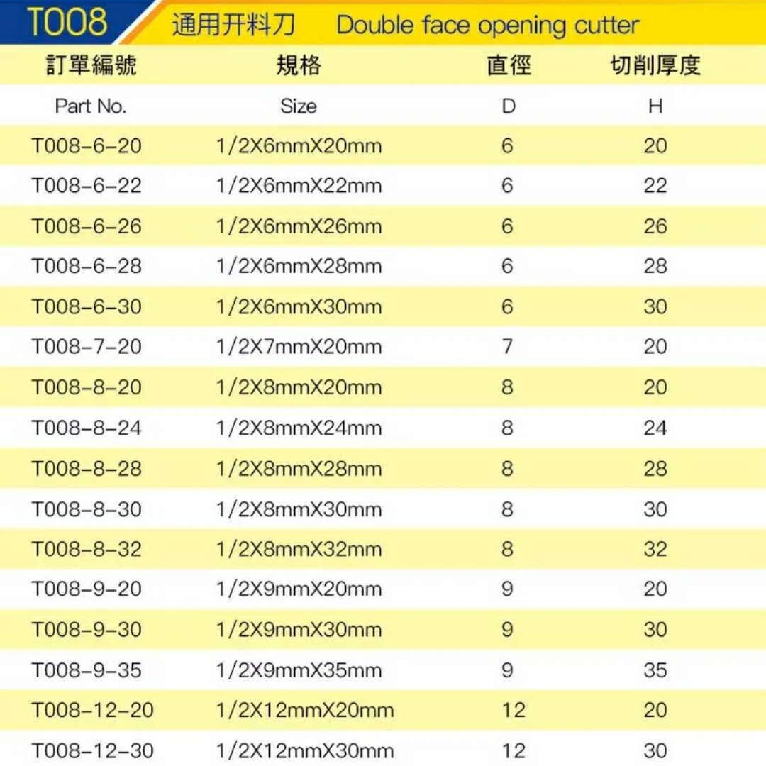 川木刃刀 tct数控机三刃开料开槽修边直刀雕刻机木工刀具铣刀t007
