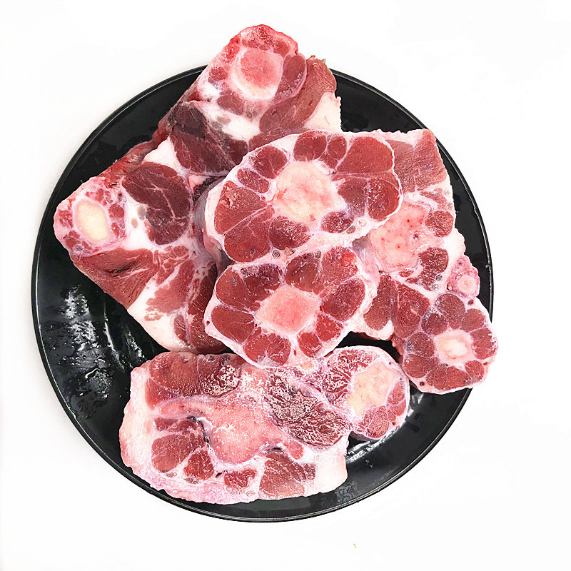 牛尾巴新鲜冷冻牛尾骨牛骨头整根分切500g满3斤包邮顺丰