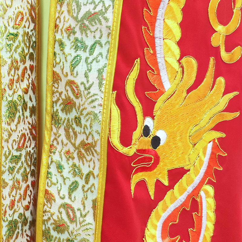 戏剧戏曲新款越剧戏服周东亮珍珠塔大红绣花龙袍民族服装