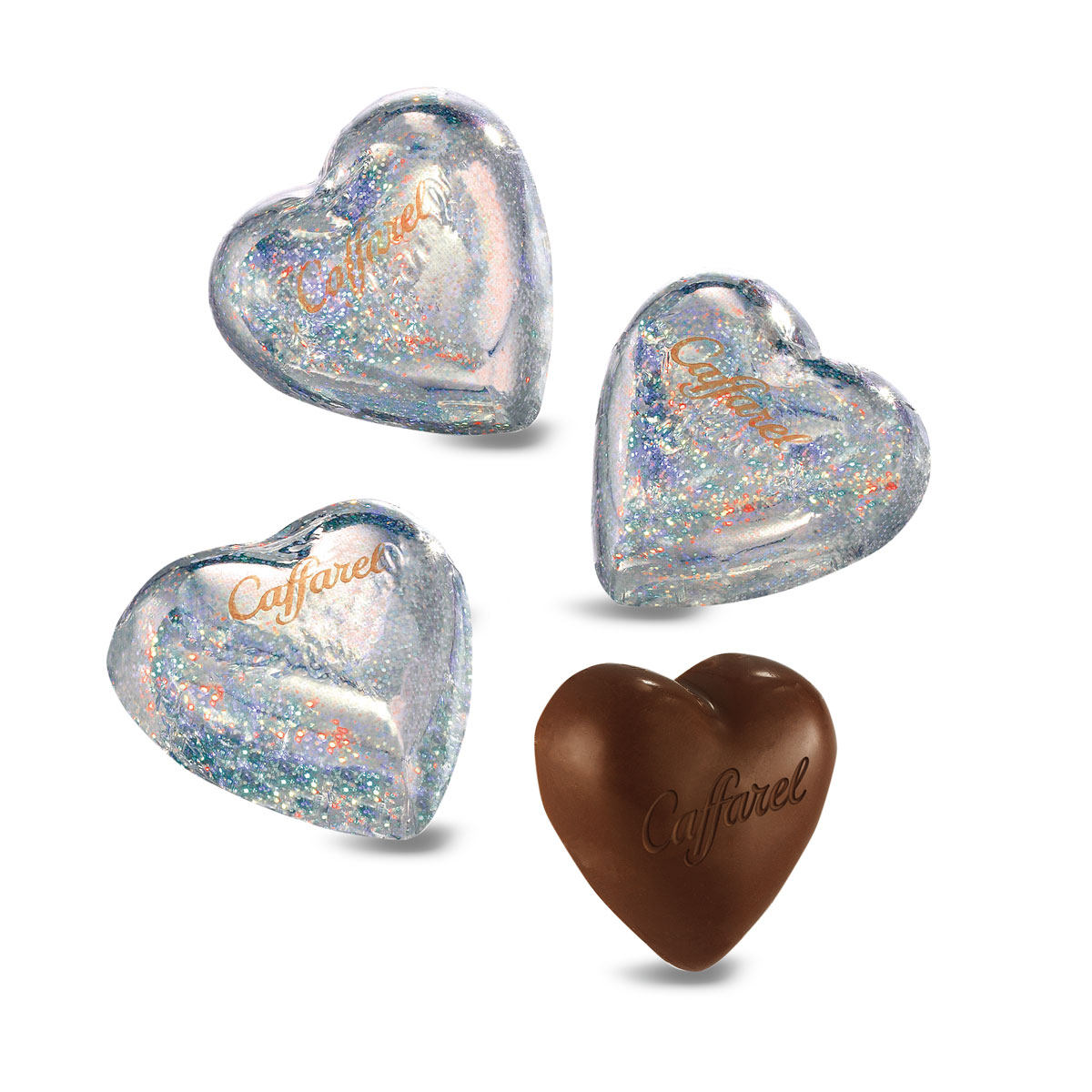 caffarel意大利进口爱心心形巧克力儿童情人节礼盒陈立农牛奶巧克力
