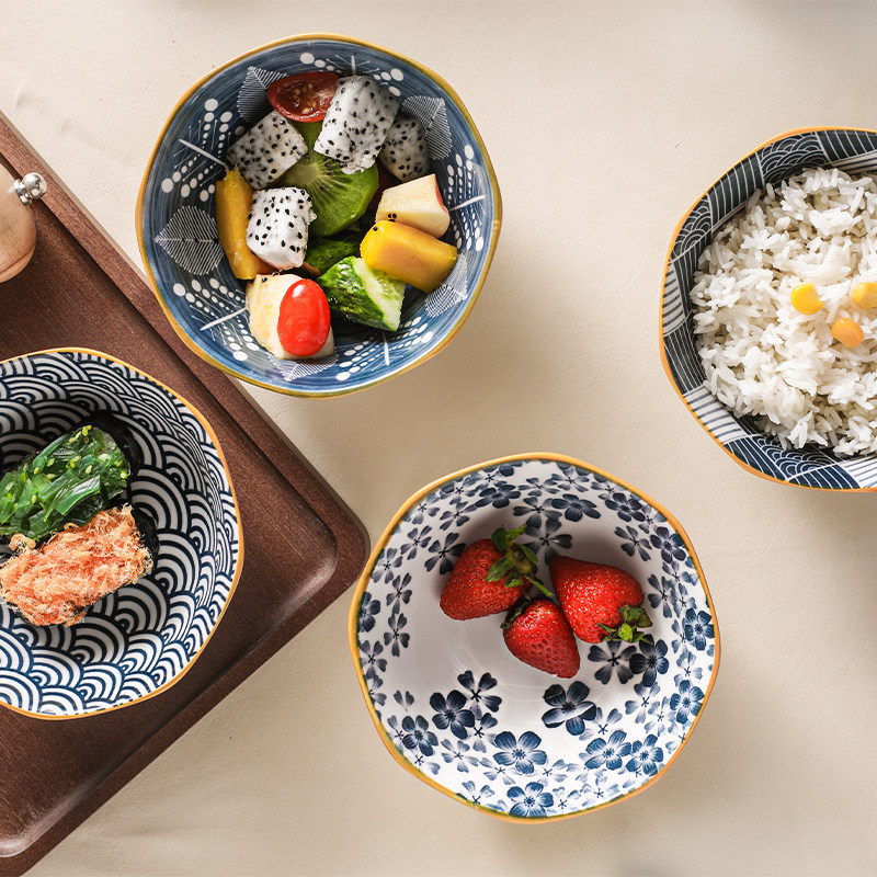 饭碗陶瓷家用米饭套装创意个性吃饭喝汤碗餐具小碗碗