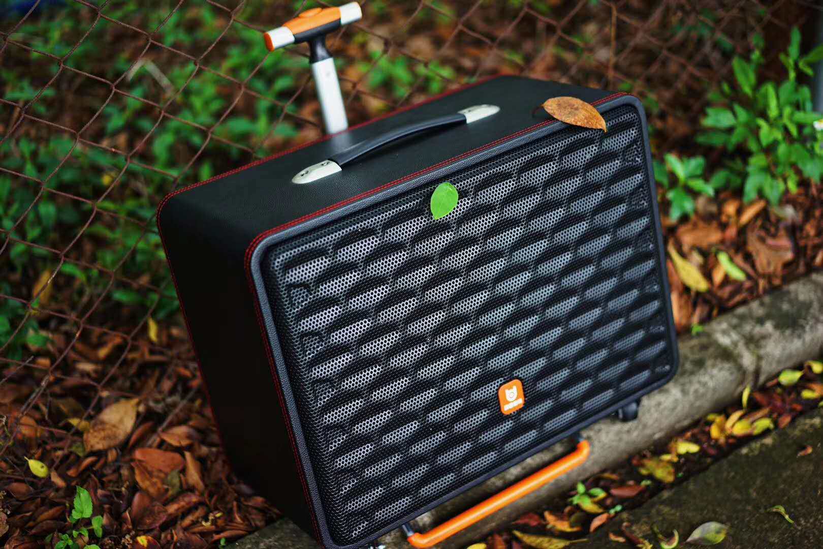 贝德直播15寸户外蓝牙变声网红空乘声卡拉杆拉杆广场音箱