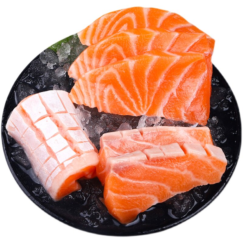 三文三文鱼鱼刺身整条现切挪威冰鲜生鱼片幼儿新鲜三文鱼