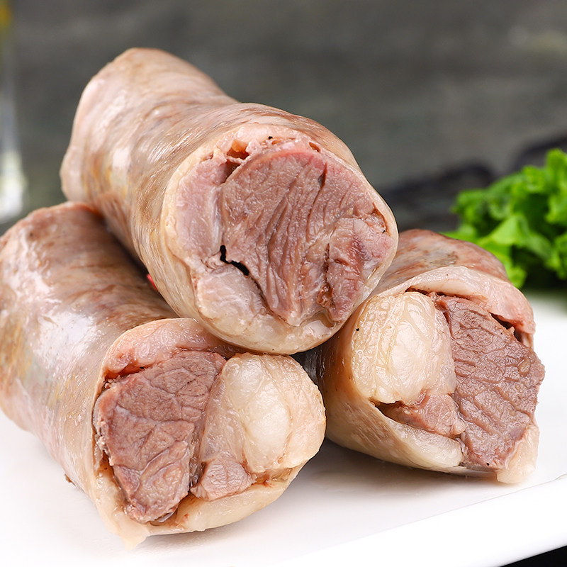 羊肉肠内内蒙古恩克同款生新鲜肠包灌肠羊肚包500g生羊肉