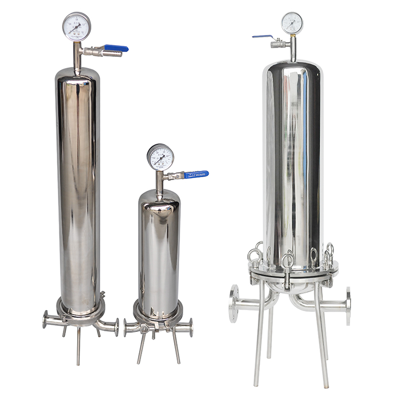 不锈钢滤芯式过滤器药液纯化水制备除菌过滤器化工酒水饮料过滤器