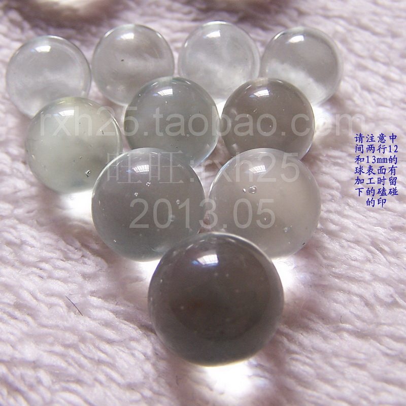 1厘米直径玻璃珠弹珠 玻璃球 嵌花弹珠 普通10mm 花瓶鱼缸装饰