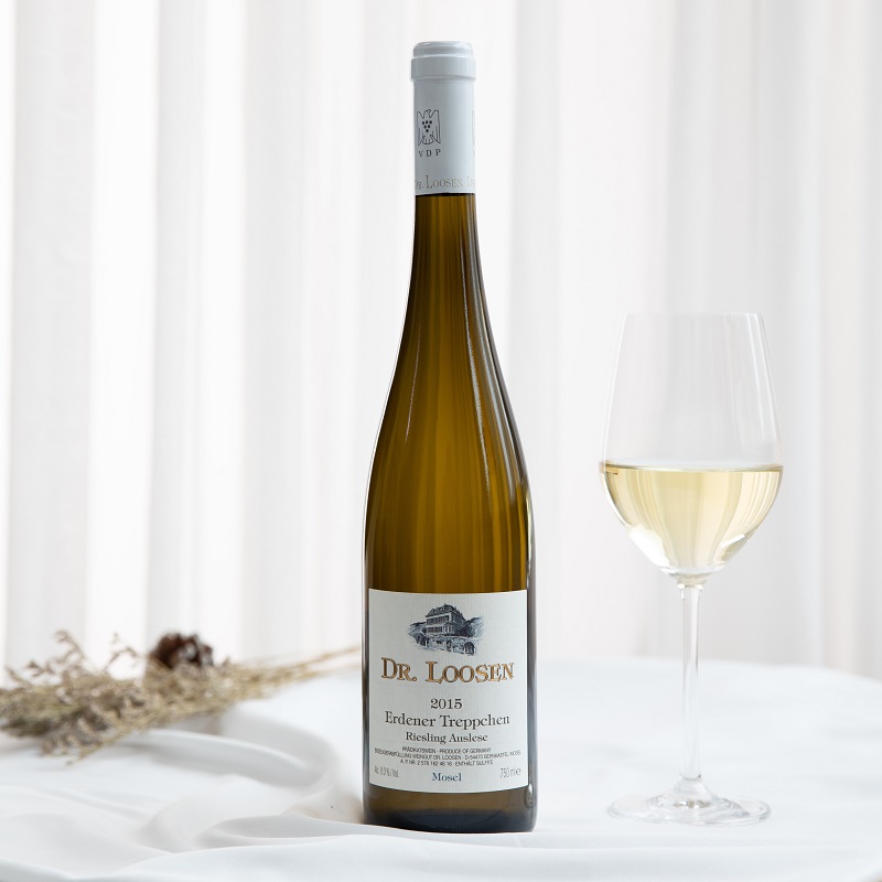 名家入门德国露森雷司令半甜白葡萄酒drloosenriesling2020干白静态