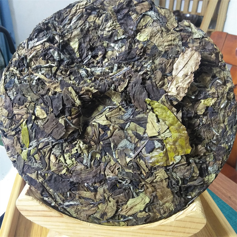 双十十一福利政和白茶高山春寿茶饼300克带芽头寿眉