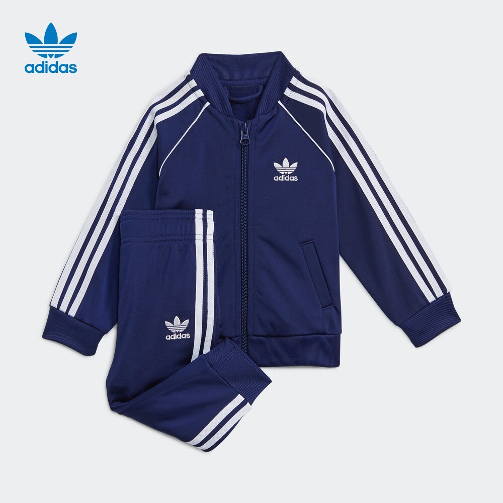 adidas阿迪达斯官网三叶草婴童童装运动套装h35606套装