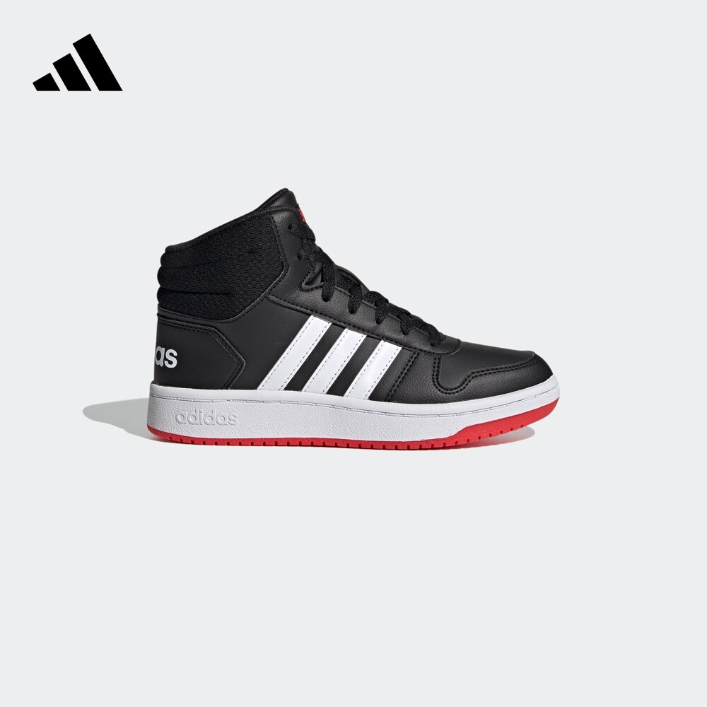 adidas阿迪达斯官方hoopsmid小童中帮篮球鞋fy7009运动鞋