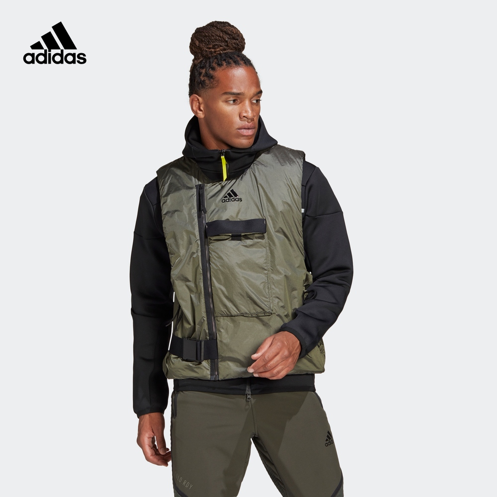 adidas阿迪达斯官网男装冬季户外运动保暖羽绒背心FT2418