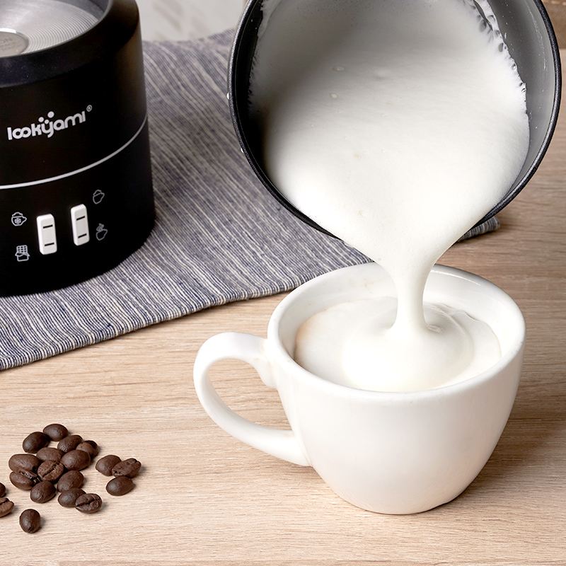 lookyami电动奶泡机家用全自动奶泡咖啡机冷热打奶器
