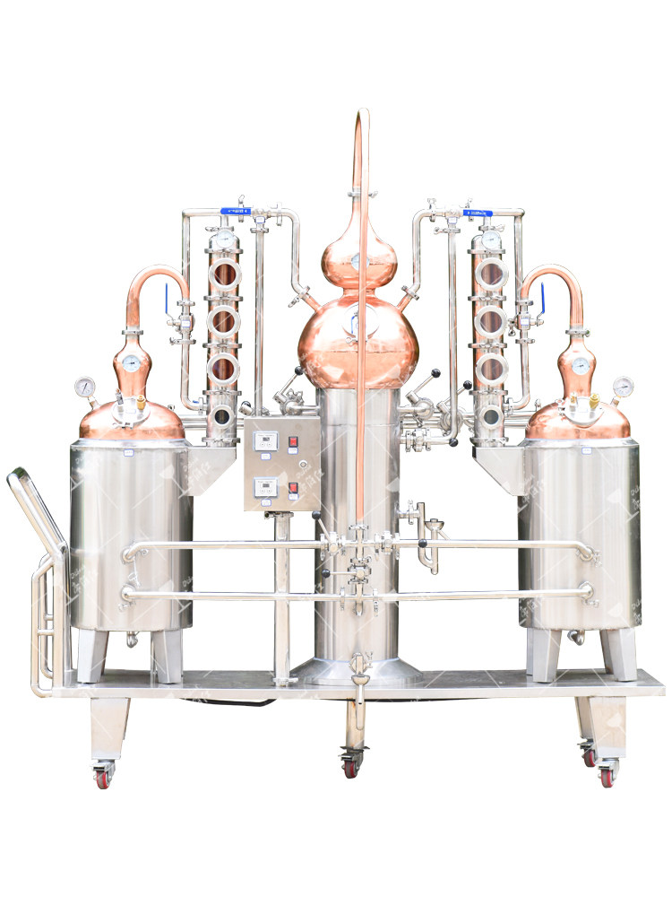 帝伯仕新款壶塔连续蒸馏器紫铜设备白兰地去甲甲醇滤酒器
