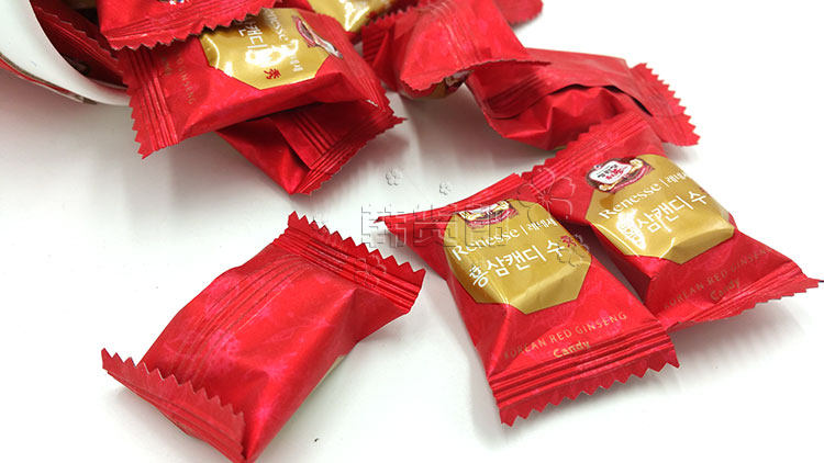 正官庄高丽参糖/红参糖120克/礼品纸桶装/1%【现货】