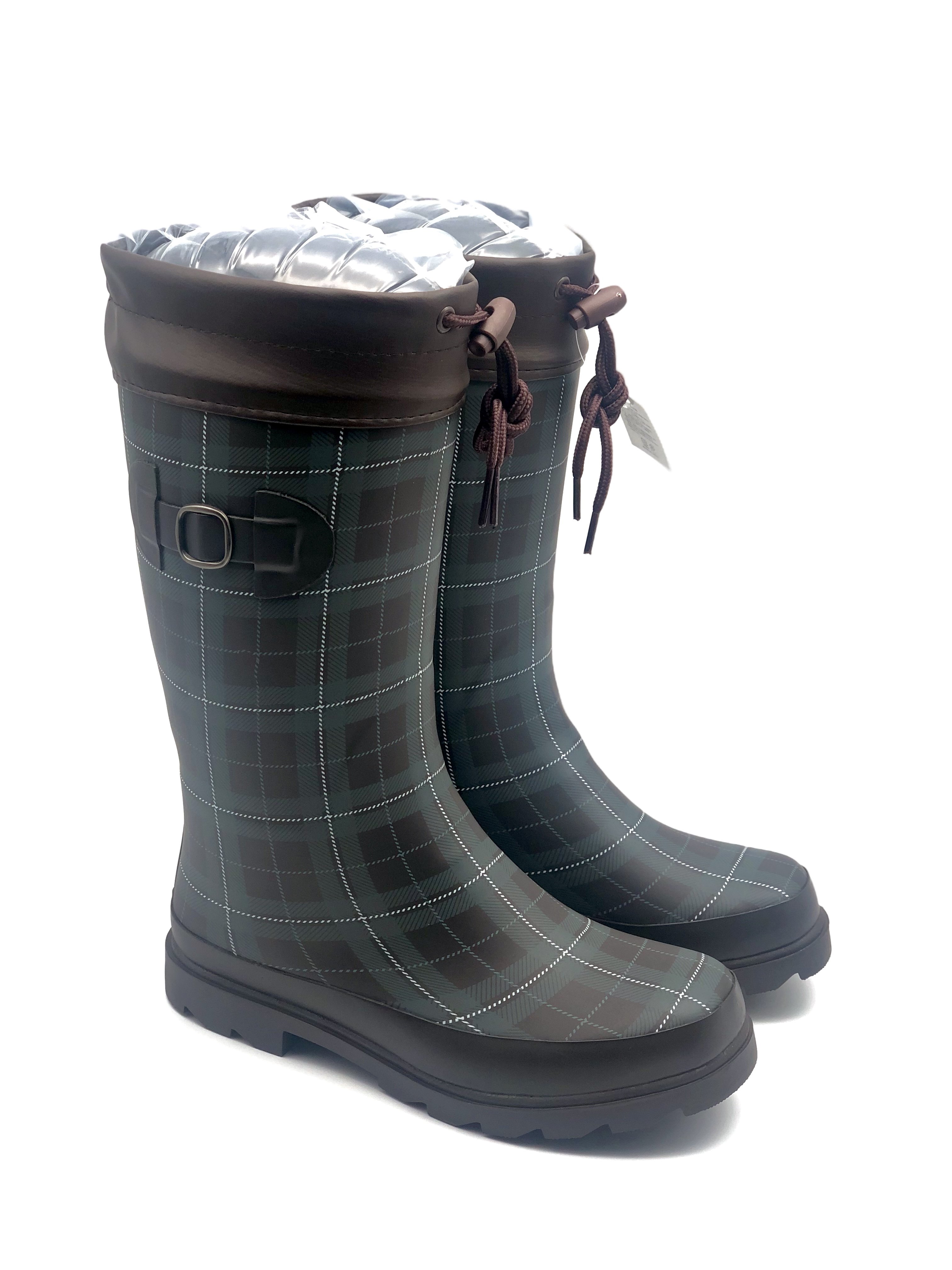 外贸原单时尚加棉加厚天然橡胶防滑耐磨雨鞋雨鞋