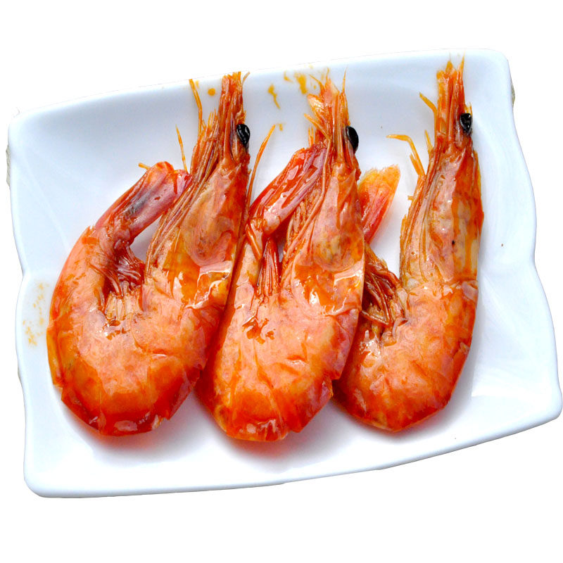 大连特产八鲜大虾小包250g原味麻辣对虾烤虾即食虾零食