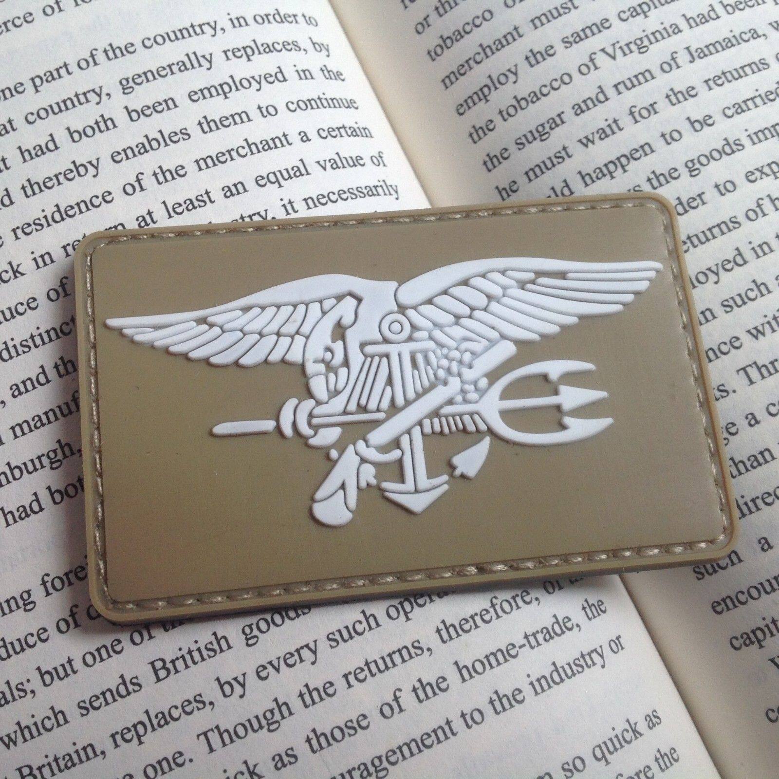 navyseals美国海豹突击队pvc橡胶魔术臂章徽章背包贴章