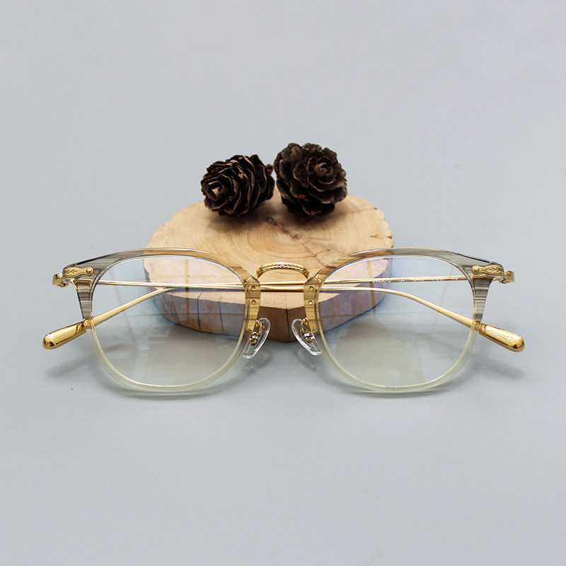 雷佳音眼镜细边金丝女中男女框架超轻近视文艺眼镜架