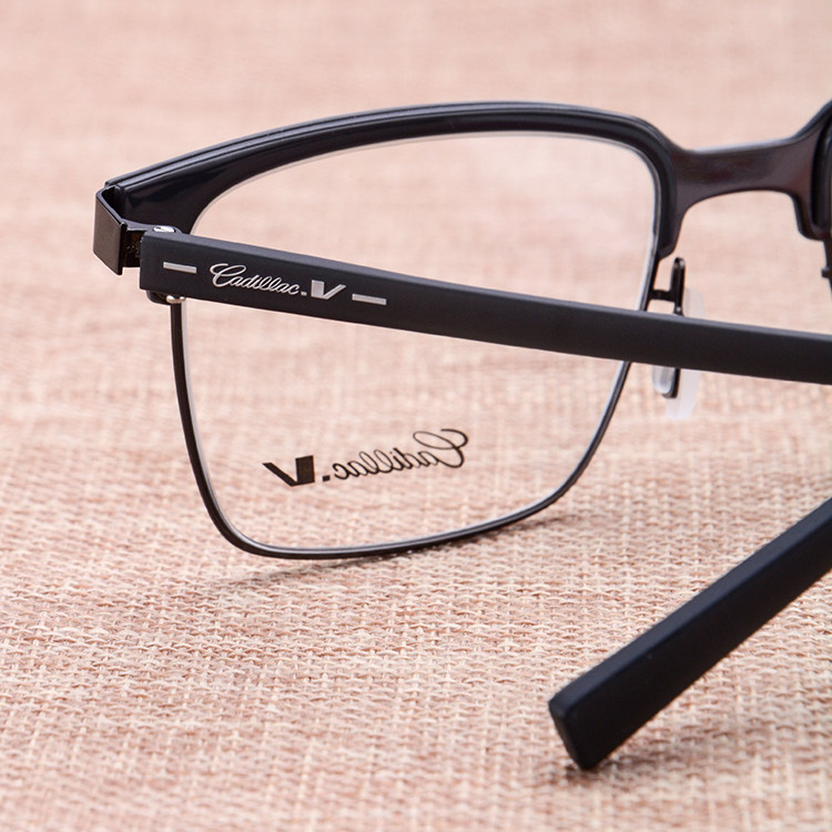 cadillac/凯迪拉克男款商务休闲板材全框近视眼镜架c2057d送镜片