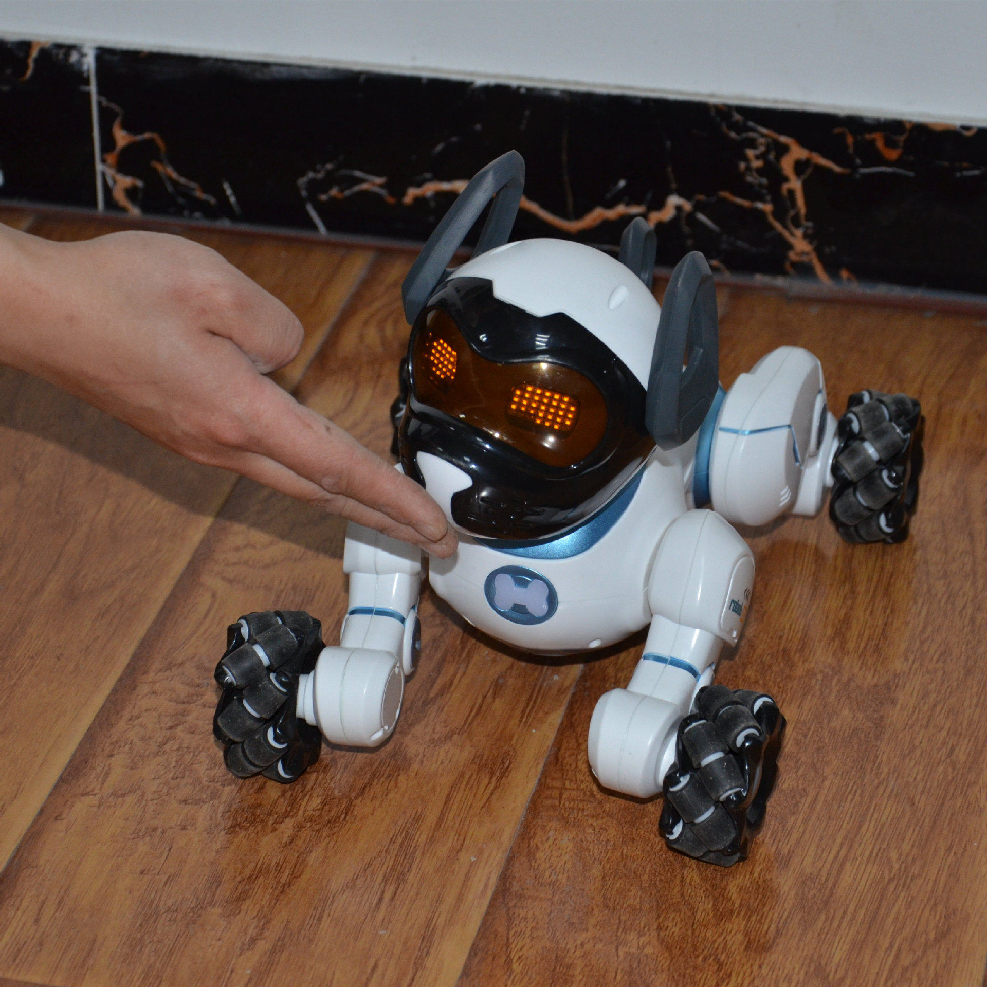 米可智能声控机器狗语音对话电子宠物狗玩具电动跳舞会走路机器狗