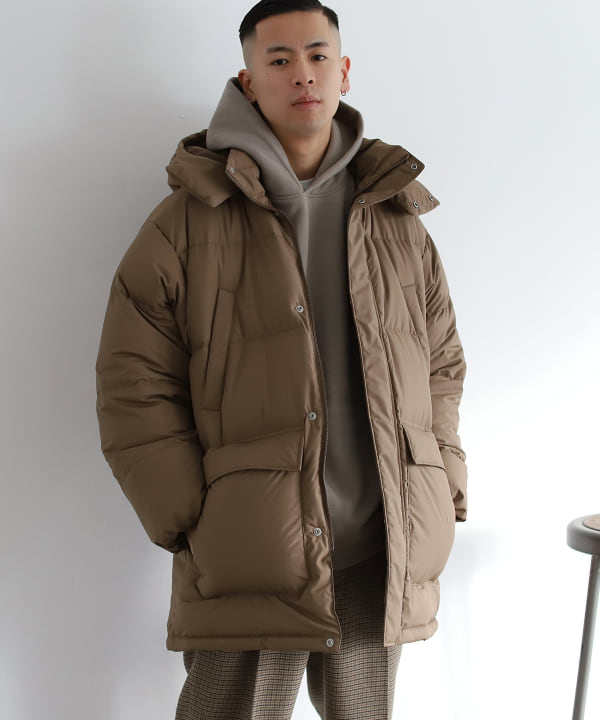 5折beams超大宽松700d蓬松防水羽绒服19aw4843羽绒服