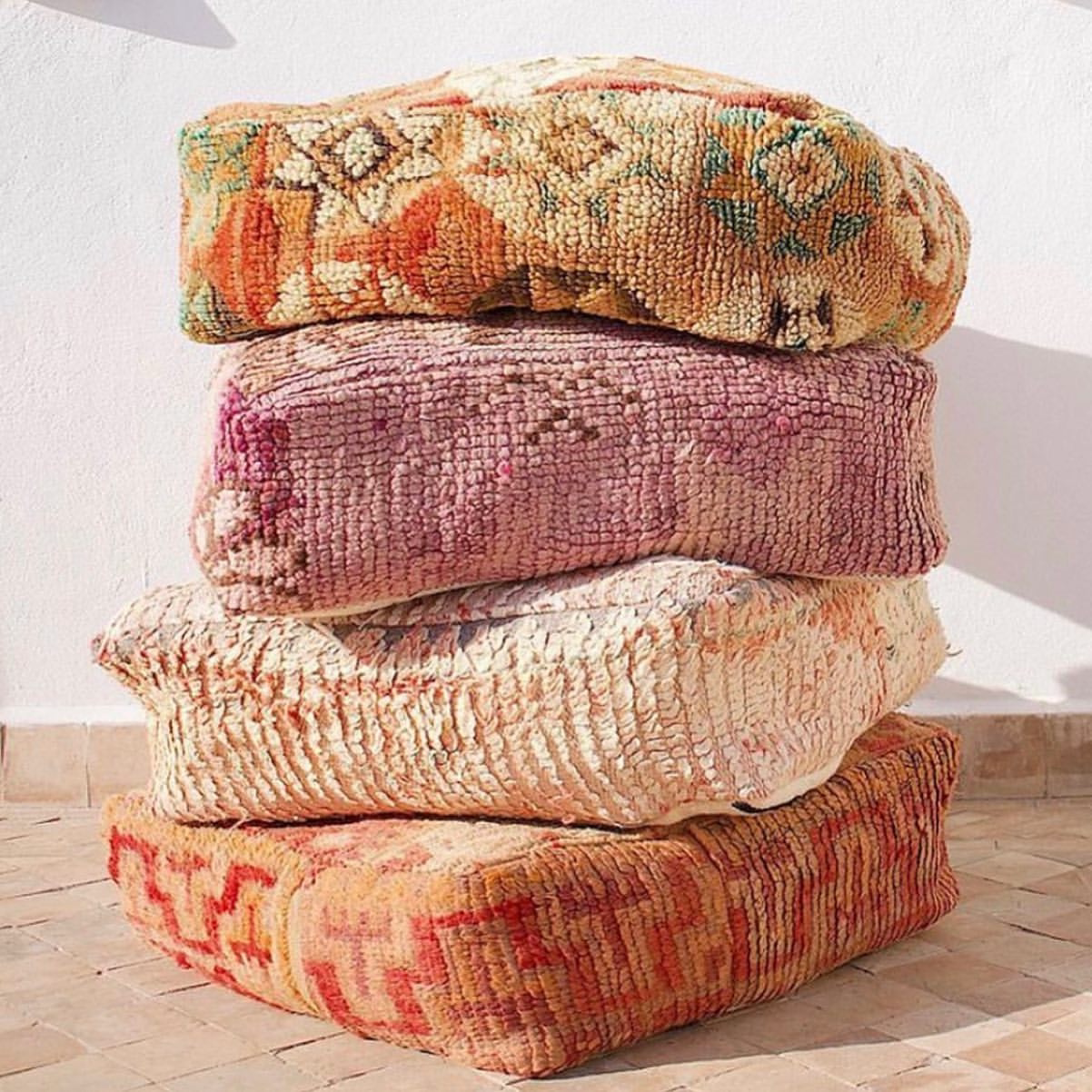 unparalleled摩洛哥手工编织羊毛坐垫坐墩蒲团软装榻榻米蒲团