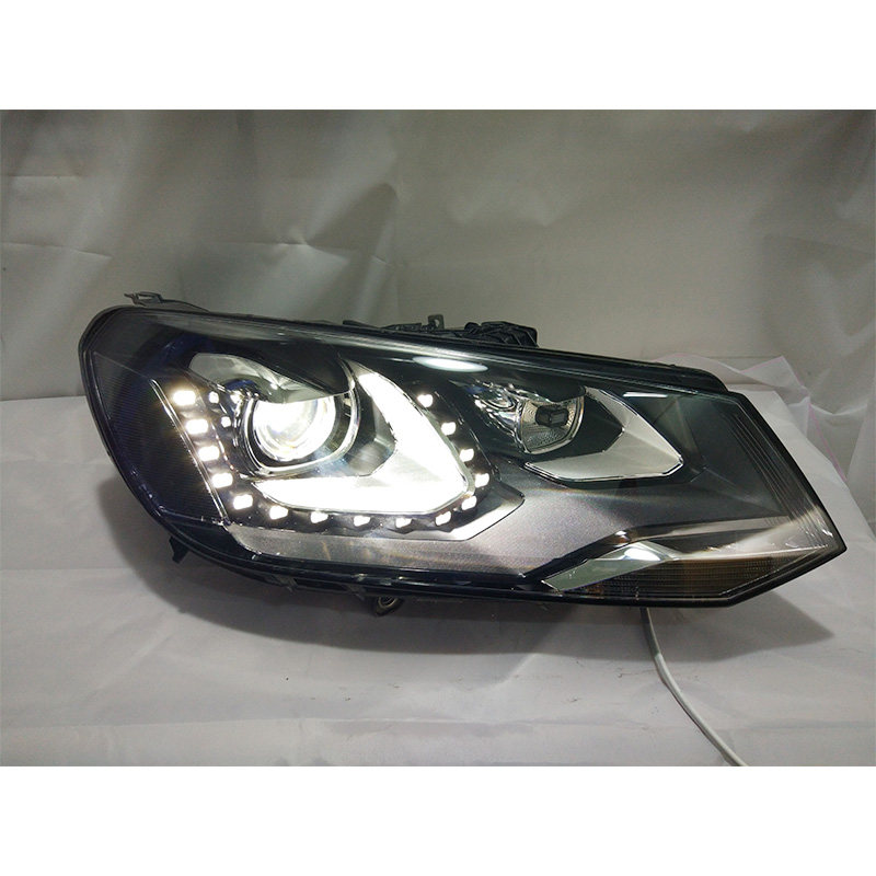 适用于大众途锐大灯总成原厂氙气光灯led行车大灯总成