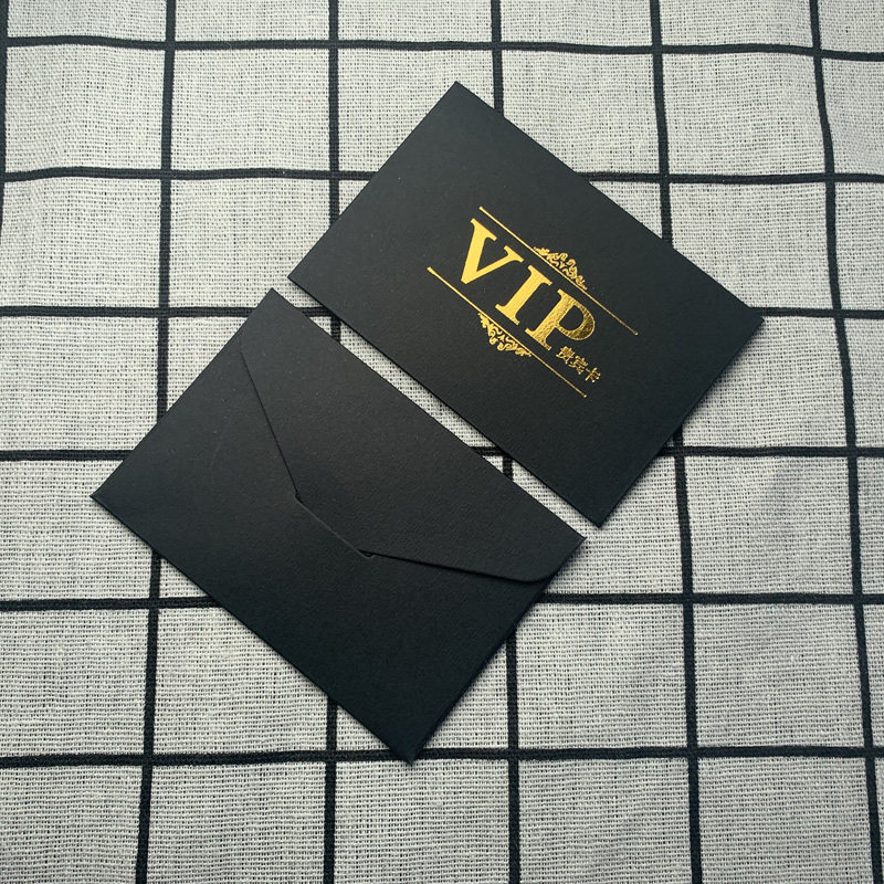 vip卡套珠光小信信封贵宾卡会员卡套超空白复古信封