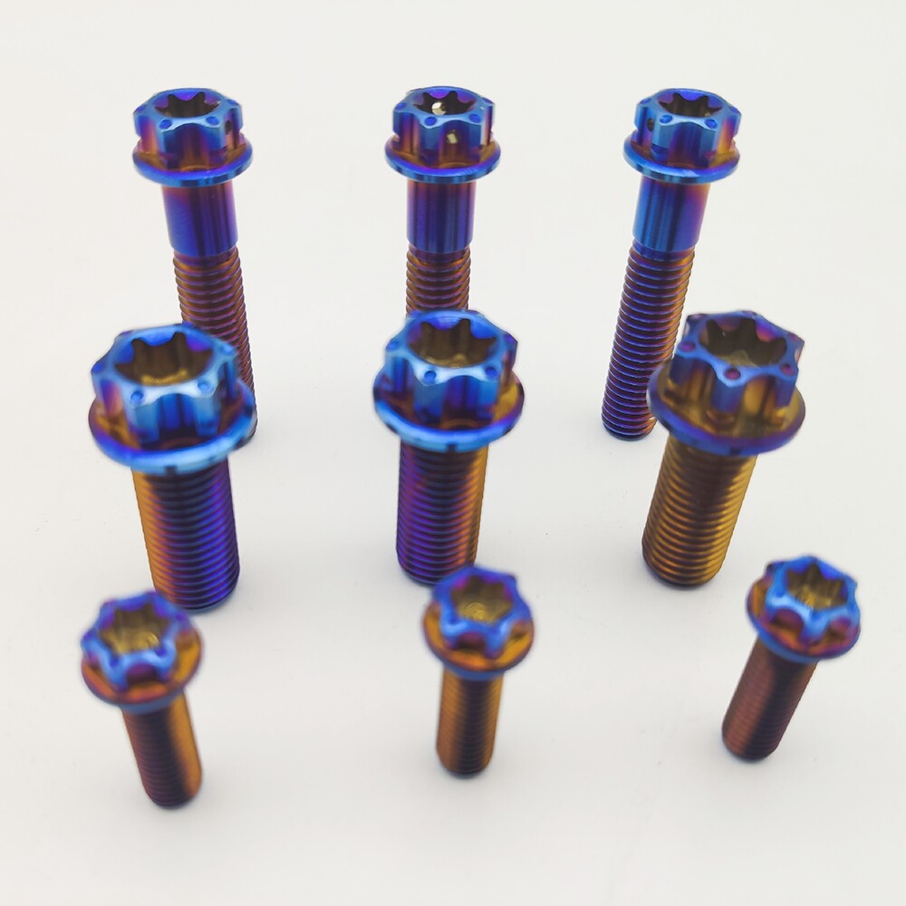 斯坦钛合金烧钛色金色小牛电动改装升级螺丝配件m6m8m10更多电动车零