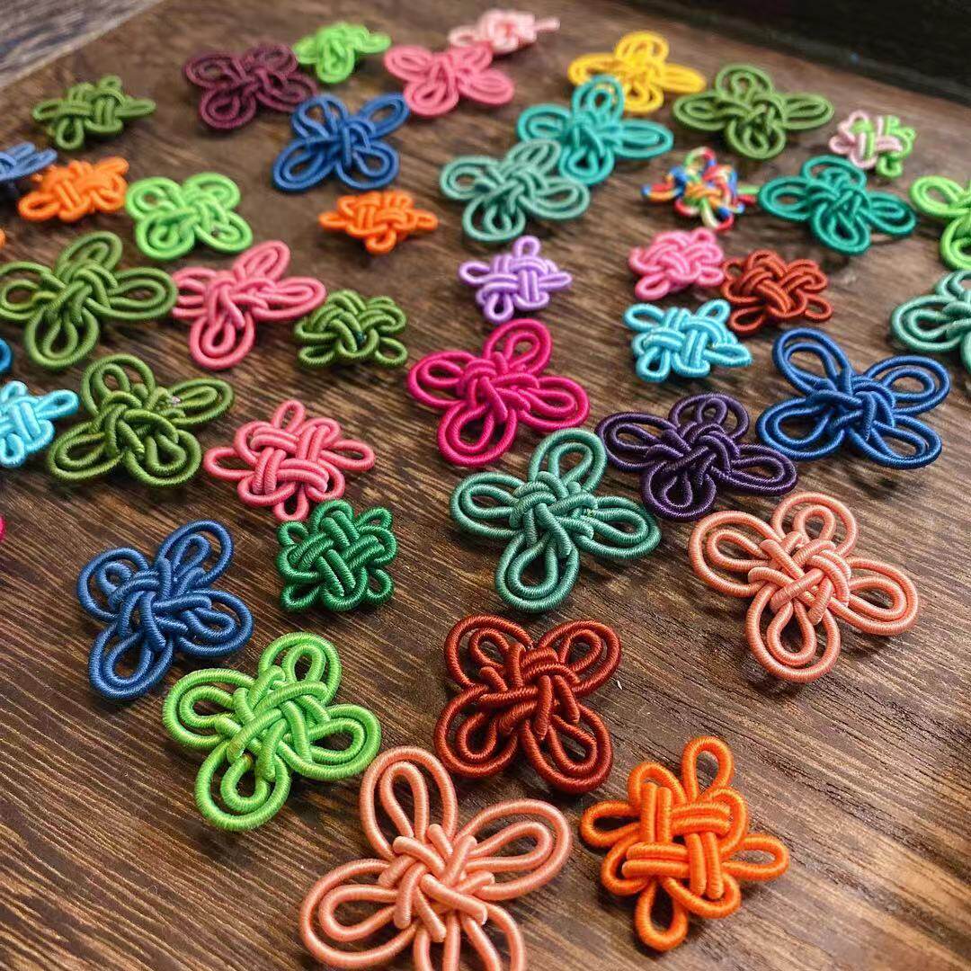 3股编织手绳手工线材结绳绳线绳结线圈项链绳