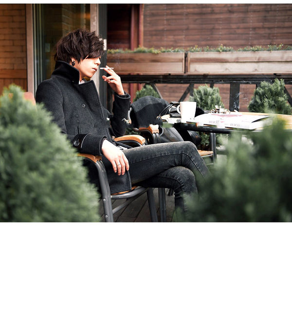 Tide brand black snowflake water tight jeans male Korean version of the slim stretch foot trousers pencil pants boots Tide brand black snowflake water tight jeans male Korean version of the slim stretch foot trousers pencil pants boots