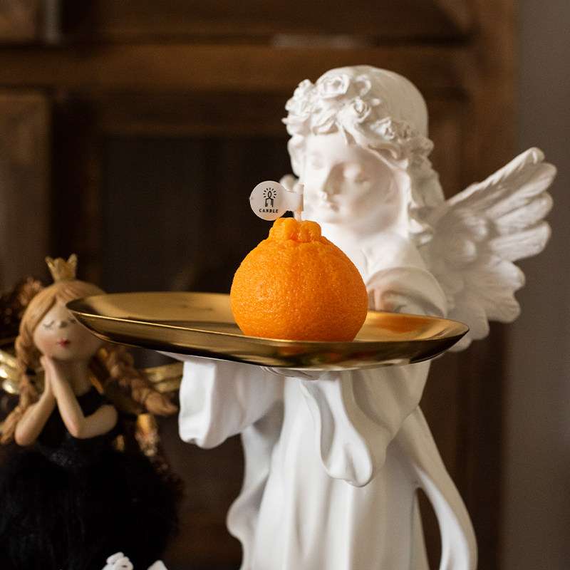 蜡烛jk空间手工大豆水果橘子造型香薰ins香薰蜡烛