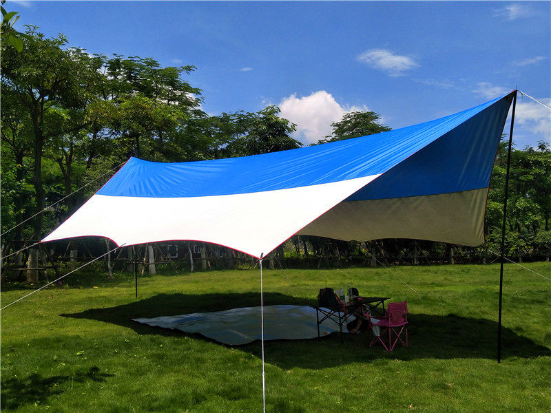 户外天幕 客厅帐篷 凉篷遮阳棚雨篷露营自驾游炊事沙滩超大天幕