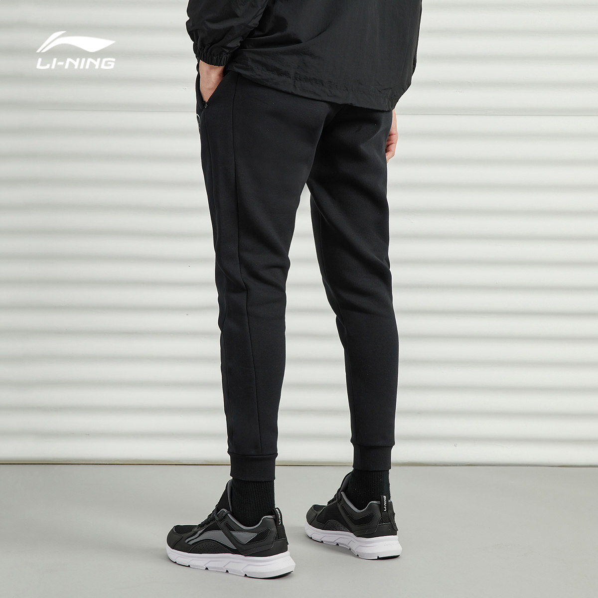 李宁卫裤男士韦德休闲裤跑步宽松男裤束脚裤子运动长裤