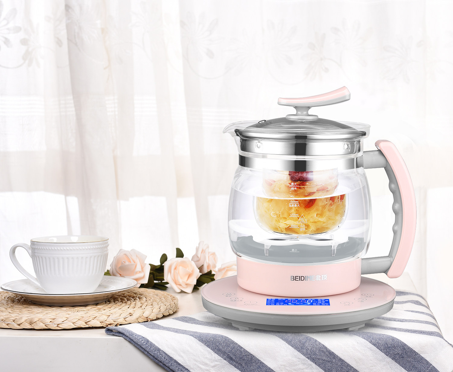 养生壶家用多功能加厚玻璃全自动恒温防糊底防大容量养生壶