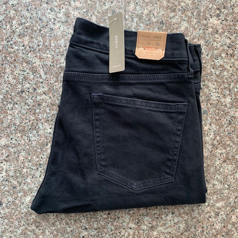 现货J.CREW男484修身窄脚五袋款休闲裤秋冬款#AS007